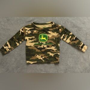 John Deere Camo Baby Shirt size 12Mo
